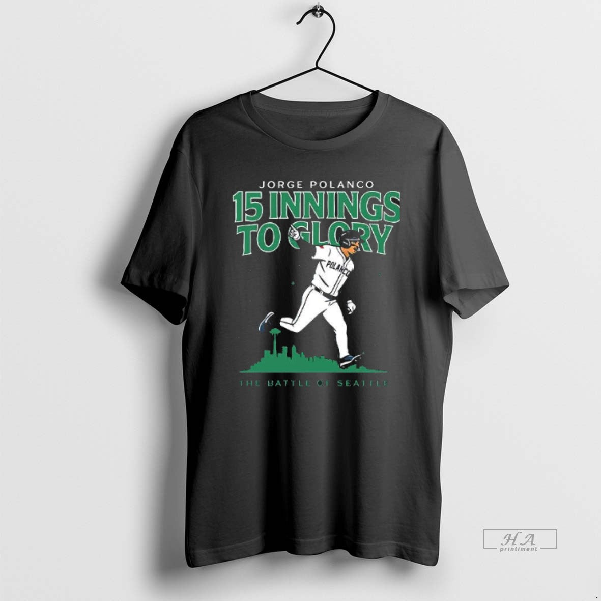 Seattle Mariners Jorge Polanco Mariners 15 Inning Game 5 T-Shirts, Hoodie, Sweatshirt - T-Shirt, Sweatshirt, Hoodie
