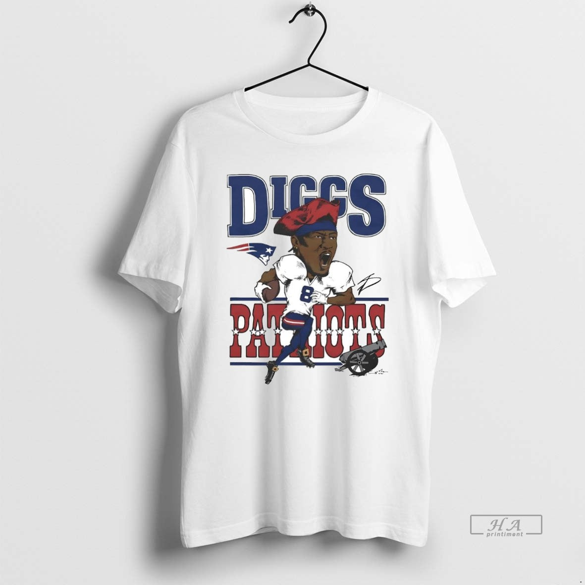Stefon Diggs Superstar Shout Caricature Patriots T-Shirts, Hoodie, Sweatshirt - T-Shirt, Sweatshirt, Hoodie