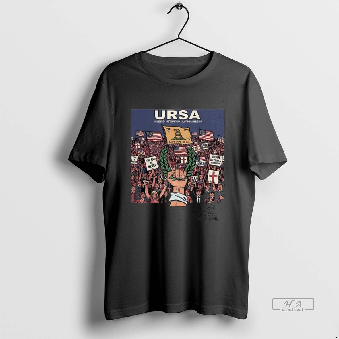 Unification Retribution Salvation Americana Dont Tread Me End Is Never T-Shirts, Hoodie, Sweatshirt - T-Shirt, Sweatshirt, Hoodie