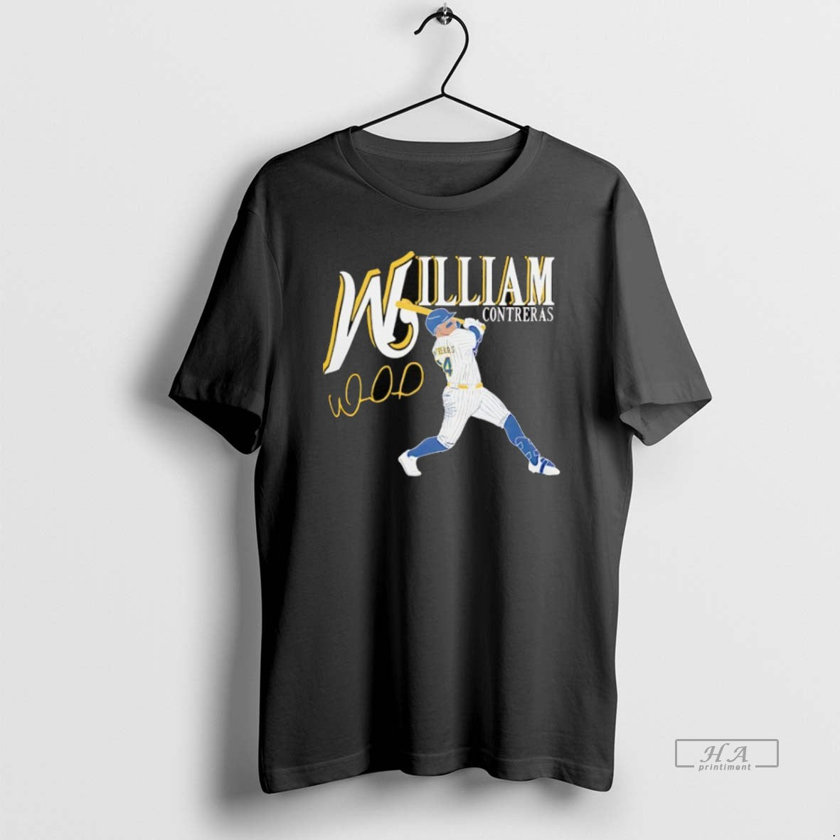 William Contreras 24 Milwaukee Brewers Baseball Signature T-Shirts, Hoodie, Sweatshirt - T-Shirt, Sweatshirt, Hoodie
