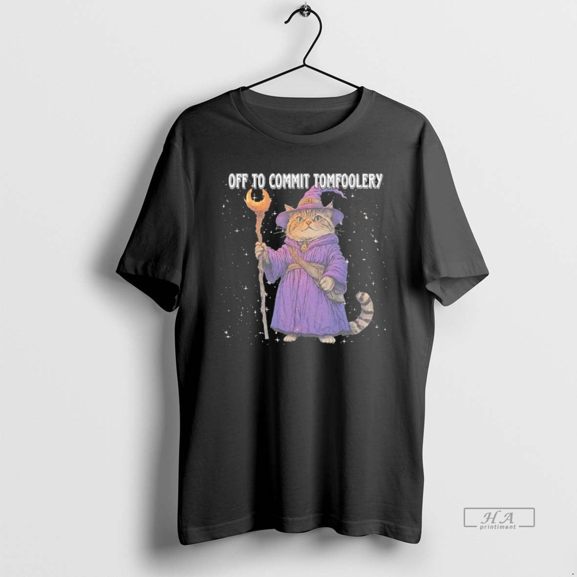 Wizard Cat Off Commit Tomfoolery Blackshirt T-Shirts, Hoodie, Sweatshirt - T-Shirt, Sweatshirt, Hoodie
