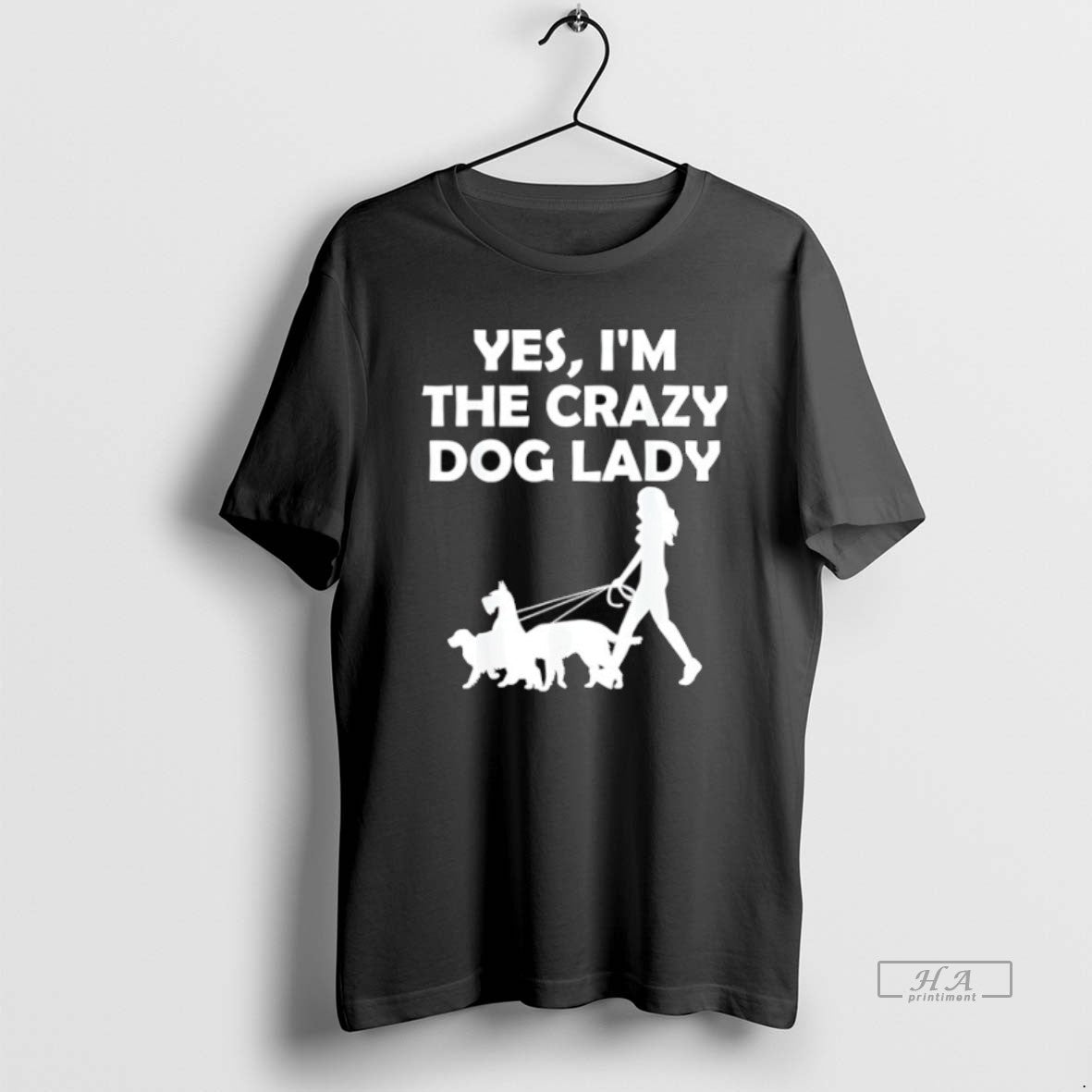 Yes Im Crazy Dog Lady T-Shirts, Hoodie, Sweatshirt - T-Shirt, Sweatshirt, Hoodie