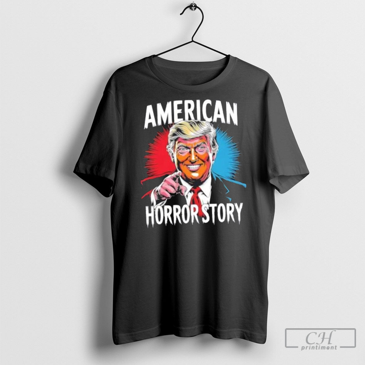 Trump President Usa Flag Halloween Horror Story T-Shirts, Hoodie, Sweatshirt - T-Shirt, Sweatshirt, Hoodie