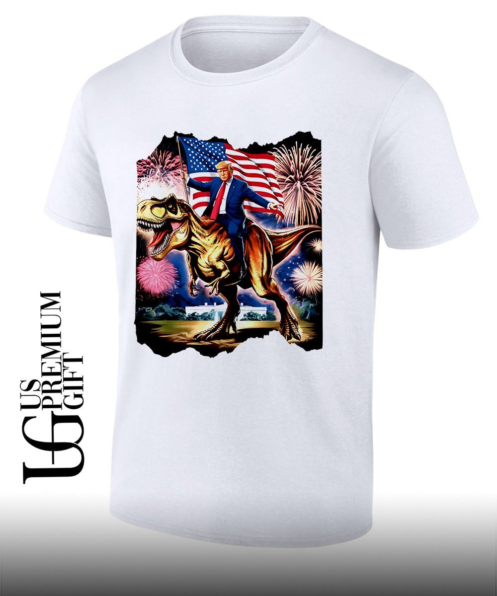 Trump T Rex Dinosaur America President shirt Unisex T-shirt, Sweatshirt, Hoodie, Long Sleeve Tee - T-Shirt, Sweatshirt, Hoodie
