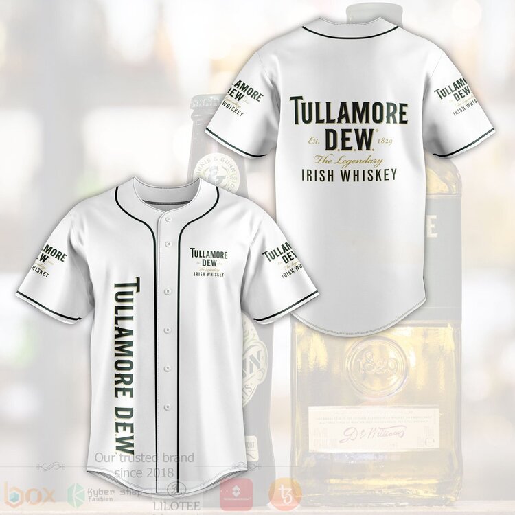 FASHION Tullamore Dew Irish Whiskey Baseball Jerseys Botton Shirt Unisex T-shirt, Sweatshirt, Hoodie, Long Sleeve Tee - T-Shirt, Sweatshirt, Hoodie