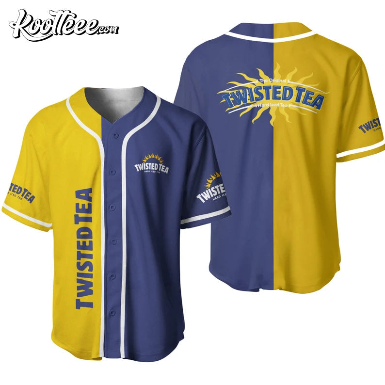 Twisted Tea Camouflage Baseball Jersey Unisex T-shirt, Sweatshirt, Hoodie, Long Sleeve Tee - T-Shirt, Sweatshirt, Hoodie