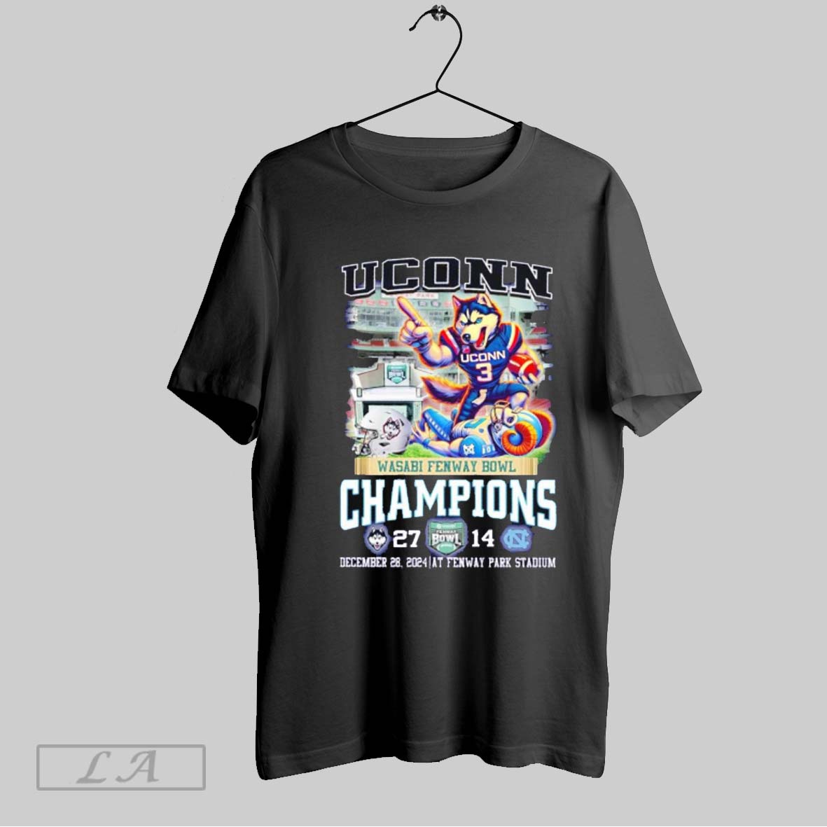 Uconn Wasabi Fenway Bowl Champions 27 14 December 28 2024 Fenway Park Stadium T-Shirts, Hoodie, Sweatshirt - T-Shirt, Sweatshirt, Hoodie