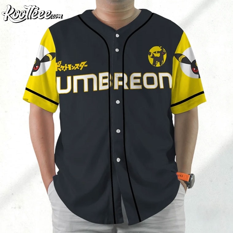 Umbreon Japanese Anime Gift Baseball Jersey Unisex T-shirt, Sweatshirt, Hoodie, Long Sleeve Tee - T-Shirt, Sweatshirt, Hoodie
