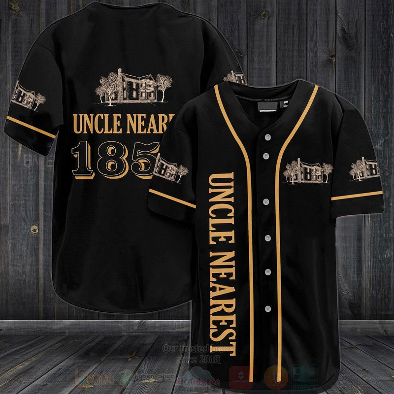 FASHION Uncle Nearest Premium Whiskey Baseball Jerseys Botton Shirt Unisex T-shirt, Sweatshirt, Hoodie, Long Sleeve Tee - T-Shirt, Sweatshirt, Hoodie