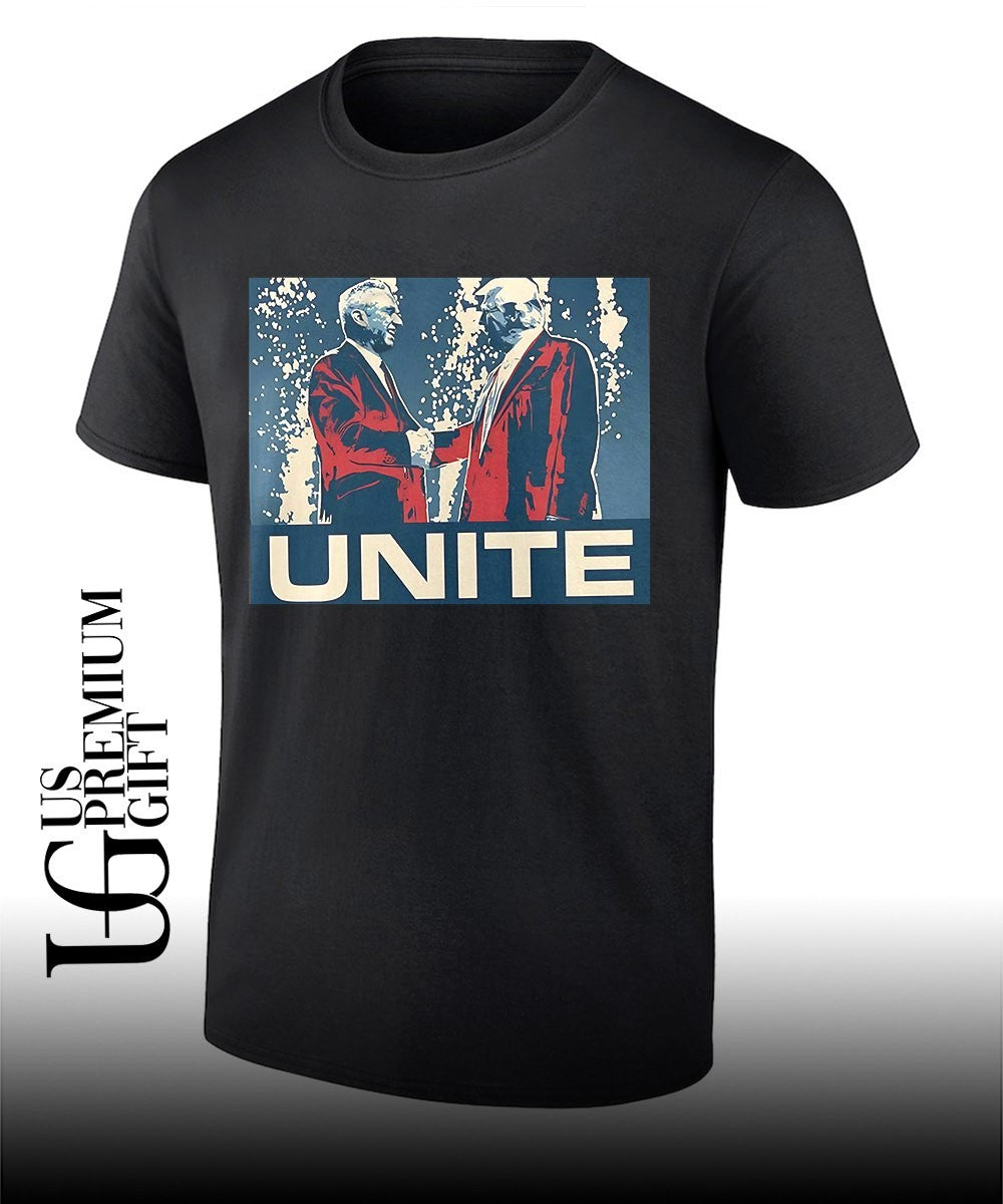 Unite America Iconic Trump Politic President shirt Unisex T-shirt, Sweatshirt, Hoodie, Long Sleeve Tee - T-Shirt, Sweatshirt, Hoodie