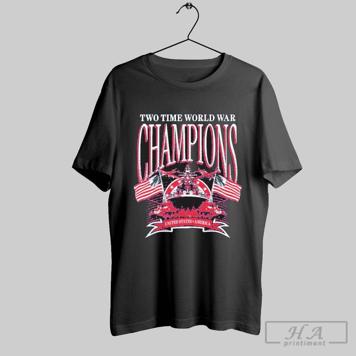 United States America Two Time World War Champions T-Shirts, Hoodie, Sweatshirt - T-Shirt, Sweatshirt, Hoodie