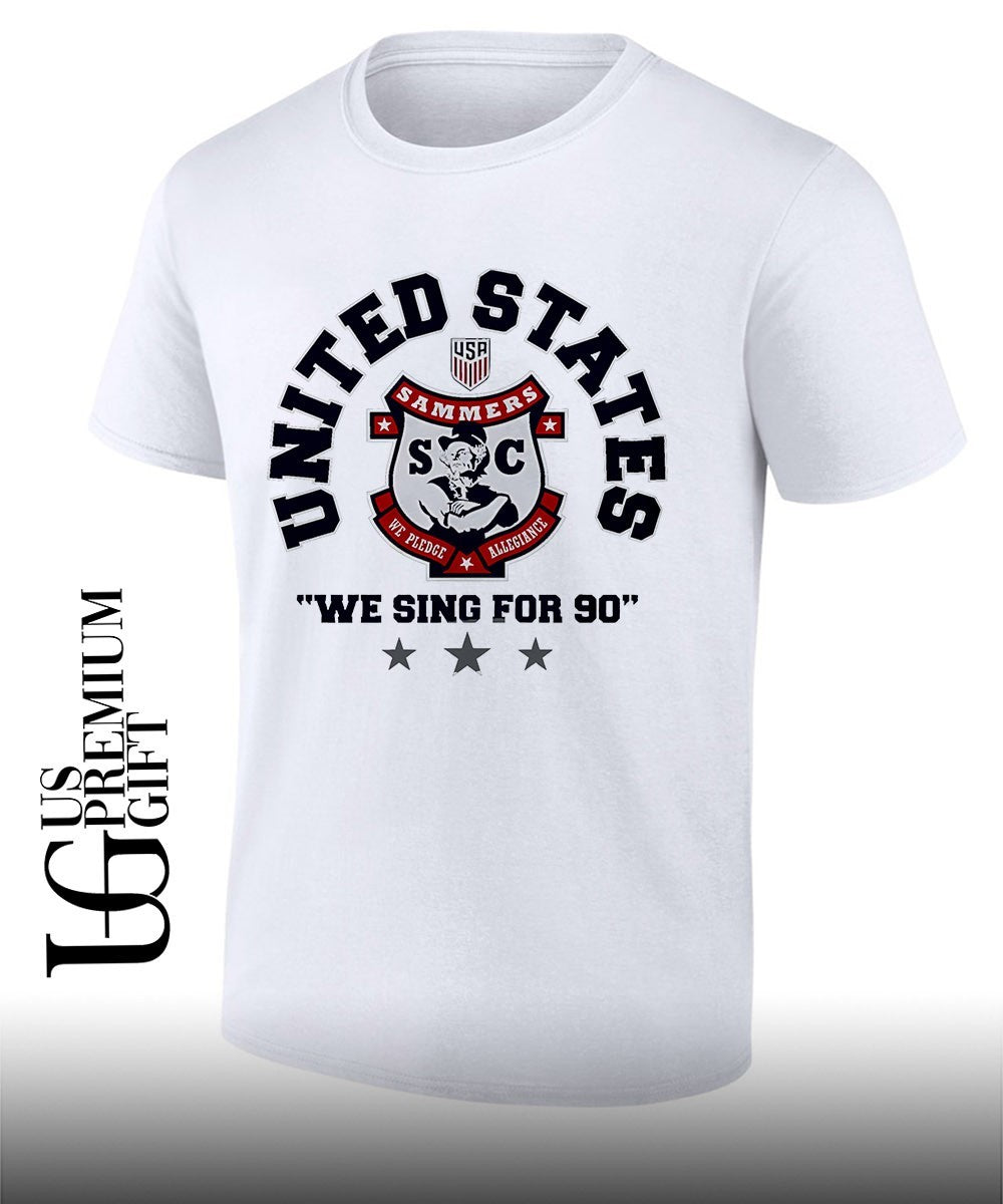 United States Sammers We Sing For 90 logo shirt Unisex T-shirt, Sweatshirt, Hoodie, Long Sleeve Tee - T-Shirt, Sweatshirt, Hoodie
