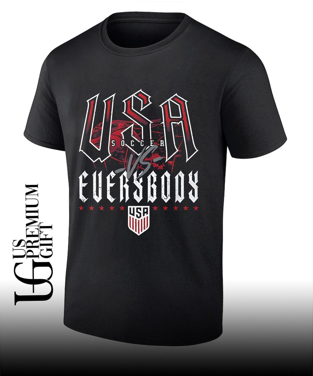 United States Soccer Federation USA vs Everybody shirt Unisex T-shirt, Sweatshirt, Hoodie, Long Sleeve Tee - T-Shirt, Sweatshirt, Hoodie