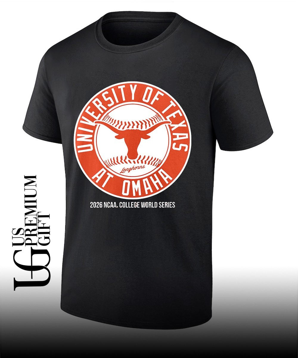 University of Texas at Omaha Texas Longhorns baseball 2026 NCAA College World Series shirt - T-Shirt, Sweatshirt, Hoodie