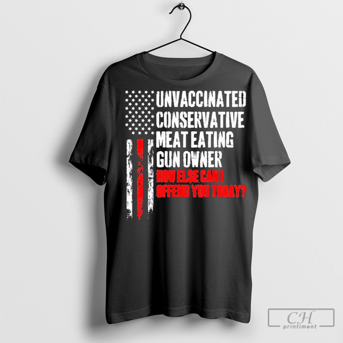 Unvaccinated Conservative Meat Eating Gun Owner American Flag 2025 T-Shirts, Hoodie, Sweatshirt - T-Shirt, Sweatshirt, Hoodie