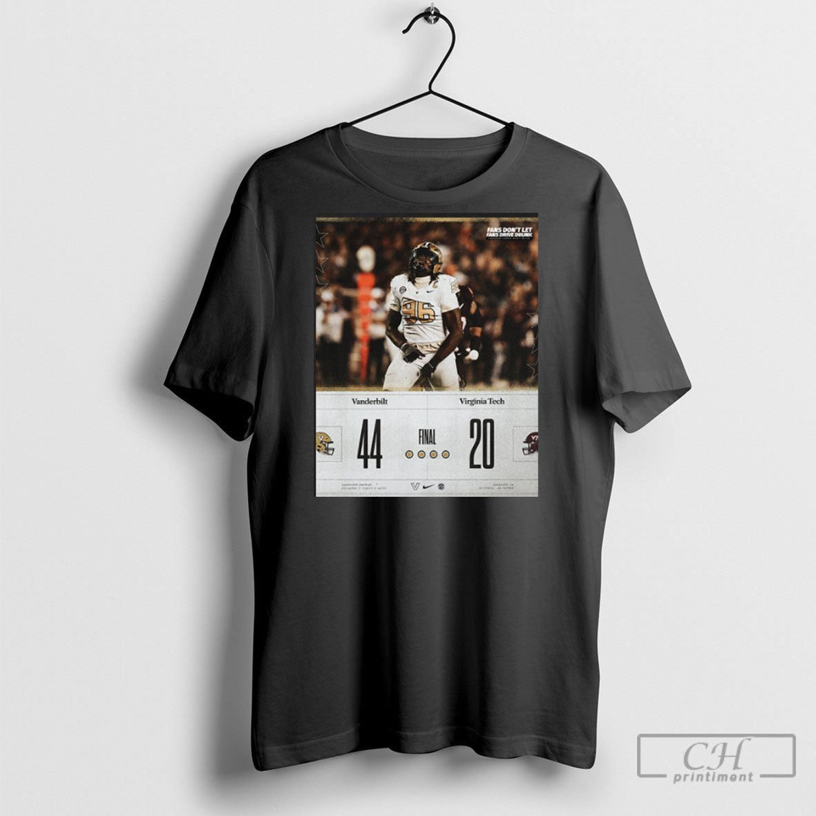 Vanderbilt Commodores Win 44 20 Virginia Tech Poster T-Shirts, Hoodie, Sweatshirt - T-Shirt, Sweatshirt, Hoodie