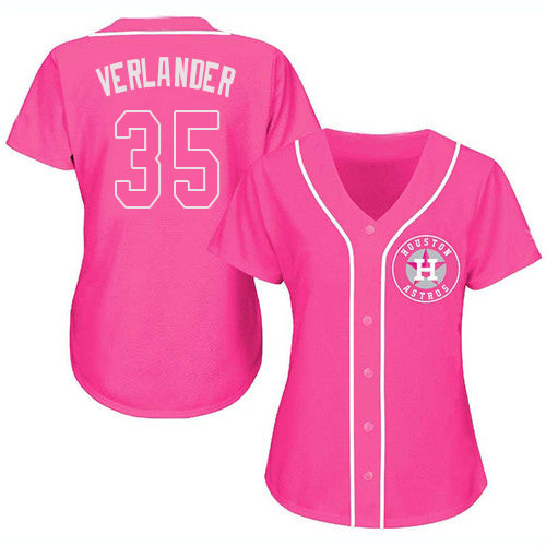 Baseball Jersey Houston Astros Justin Verlander Pink Fashion Stitched Jerseys baseball jersey product view 1