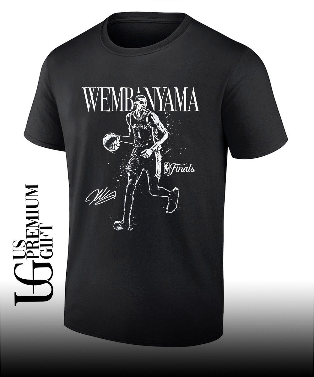 Victor Wembanyama San Antonio Spurs NBA Finals 2026 signature shirt Unisex T-shirt, Sweatshirt, Hoodie, Long Sleeve Tee - T-Shirt, Sweatshirt, Hoodie