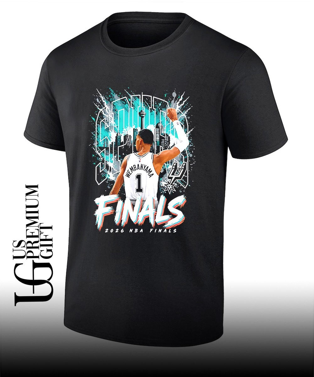 Victor Wembanyama San Antonio Spurs Outerstuff 2026 Finals City shirt Unisex T-shirt, Sweatshirt, Hoodie, Long Sleeve Tee - T-Shirt, Sweatshirt, Hoodie