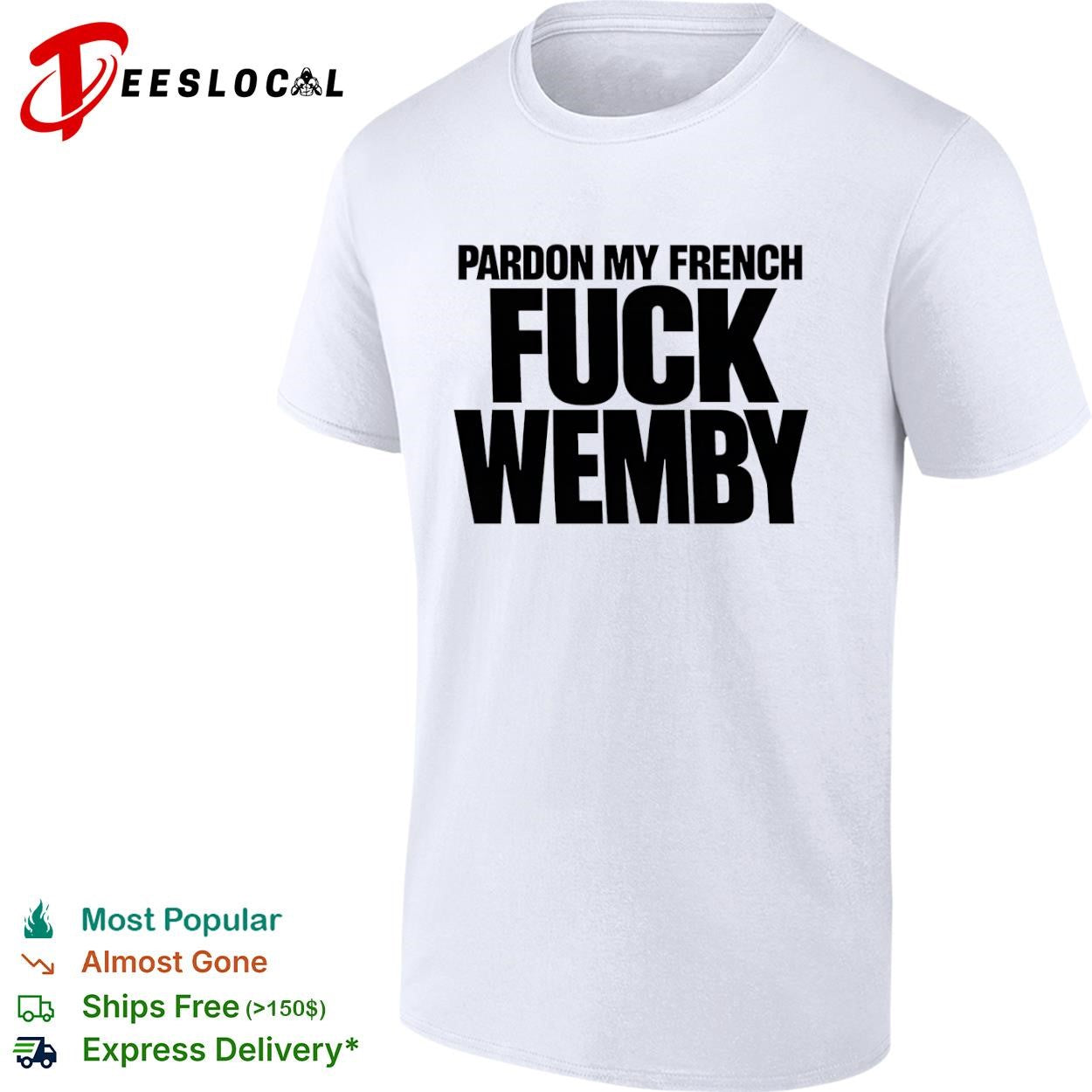 Victor Wembanyama San Antonio Spurs pardon my French basketball slogan typography shirt Unisex T-shirt, Sweatshirt, Hoodie, Long Sleeve Tee - T-Shirt, Sweatshirt, Hoodie