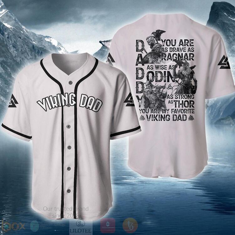 FASHION Viking Dad You Are As Brave As Ragnar Baseball Jerseys Botton Shirt Unisex T-shirt, Sweatshirt, Hoodie, Long Sleeve Tee - T-Shirt, Sweatshirt, Hoodie