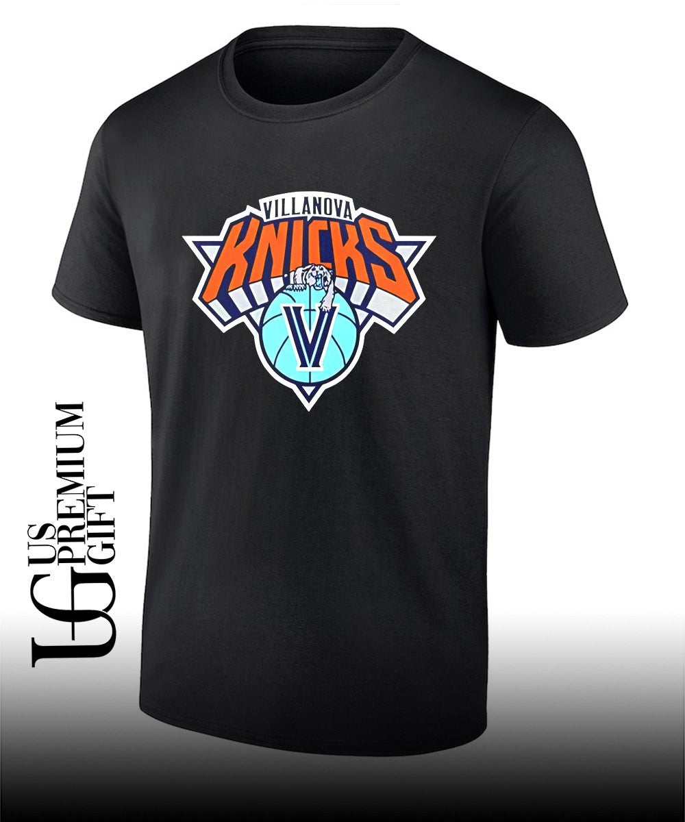 Villanova Knicks NBA Championship 2026 logo shirt Unisex T-shirt, Sweatshirt, Hoodie, Long Sleeve Tee - T-Shirt, Sweatshirt, Hoodie