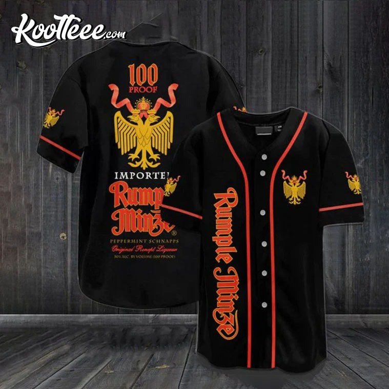 Rumple Minze Gin Beer Lover Baseball Jersey Unisex T-shirt, Sweatshirt, Hoodie, Long Sleeve Tee - T-Shirt, Sweatshirt, Hoodie