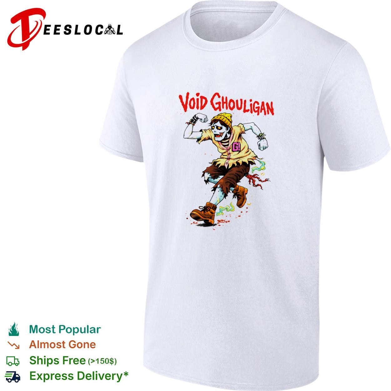 Void Ghouligan cartoon zombie runner punk character shirt Unisex T-shirt, Sweatshirt, Hoodie, Long Sleeve Tee - T-Shirt, Sweatshirt, Hoodie