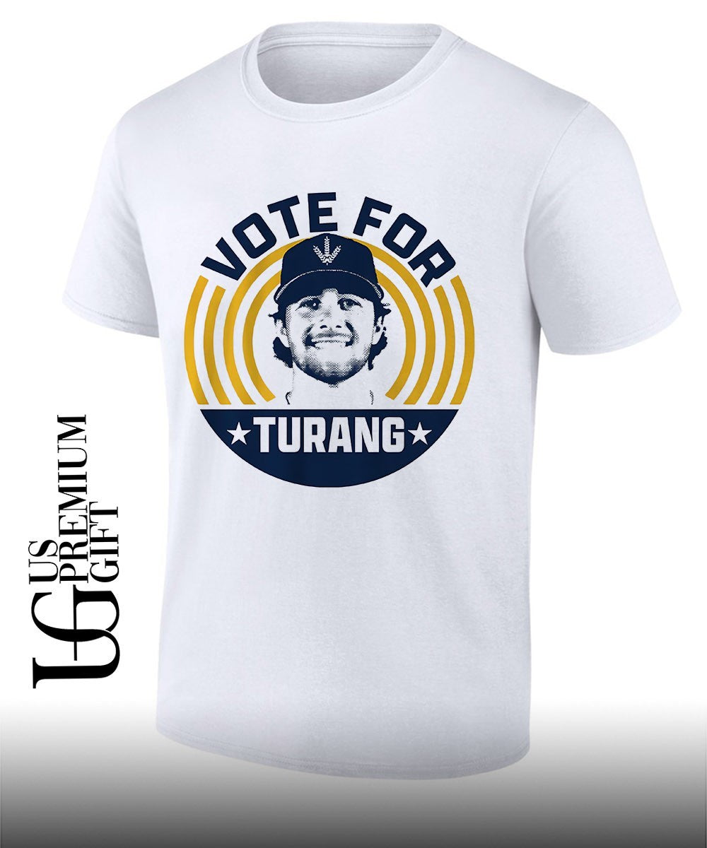 Vote for Brice Turang Milwaukee Brewers baseball shirt Unisex T-shirt, Sweatshirt, Hoodie, Long Sleeve Tee - T-Shirt, Sweatshirt, Hoodie
