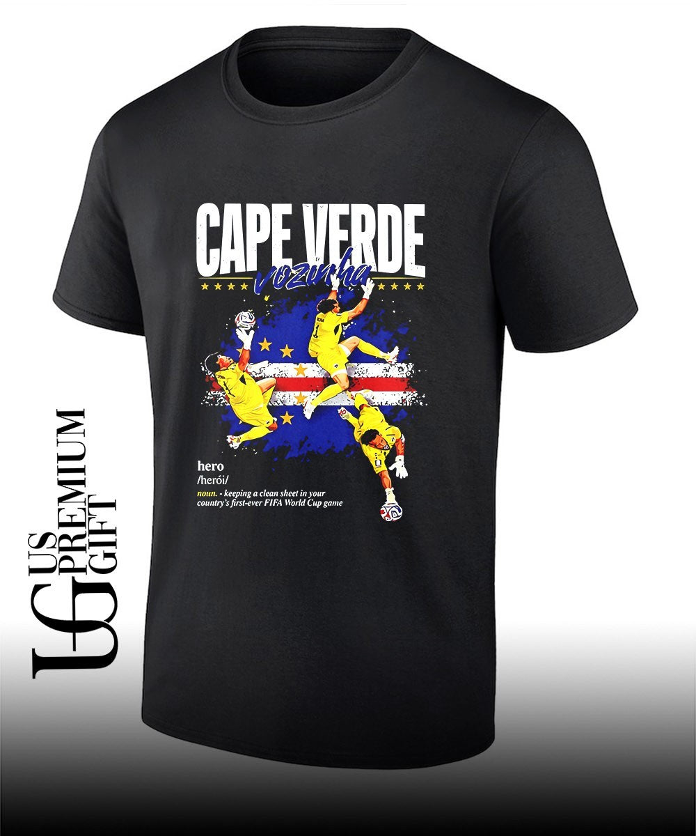 Vozinha Cape Verde Hero Clean Sheet Goalkeeper shirt Unisex T-shirt, Sweatshirt, Hoodie, Long Sleeve Tee - T-Shirt, Sweatshirt, Hoodie