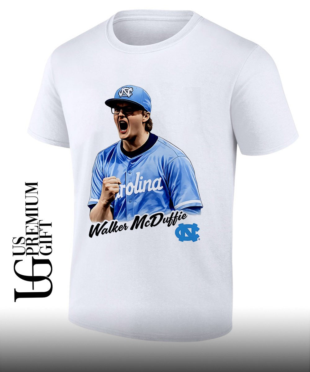 Walker McDuffie North Carolina Tar Heels Baseball shirt Unisex T-shirt, Sweatshirt, Hoodie, Long Sleeve Tee - T-Shirt, Sweatshirt, Hoodie
