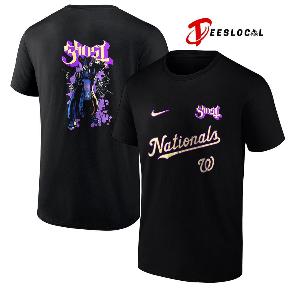 Washington Nationals MLB Ghost Band world tour art shirt Unisex T-shirt, Sweatshirt, Hoodie, Long Sleeve Tee - T-Shirt, Sweatshirt, Hoodie