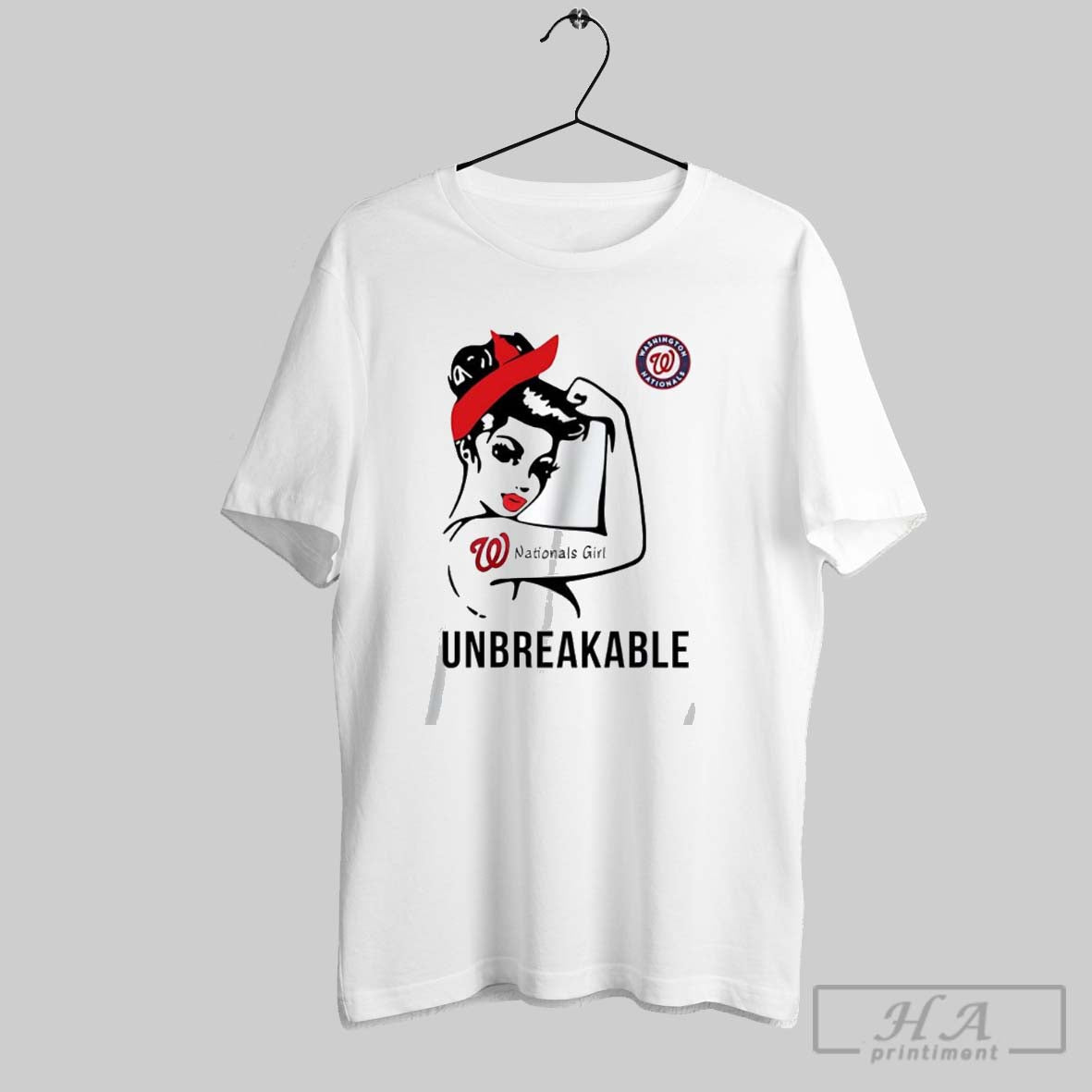 Washington Nationals Strong Girl Unbreakable T-Shirts, Hoodie, Sweatshirt - T-Shirt, Sweatshirt, Hoodie