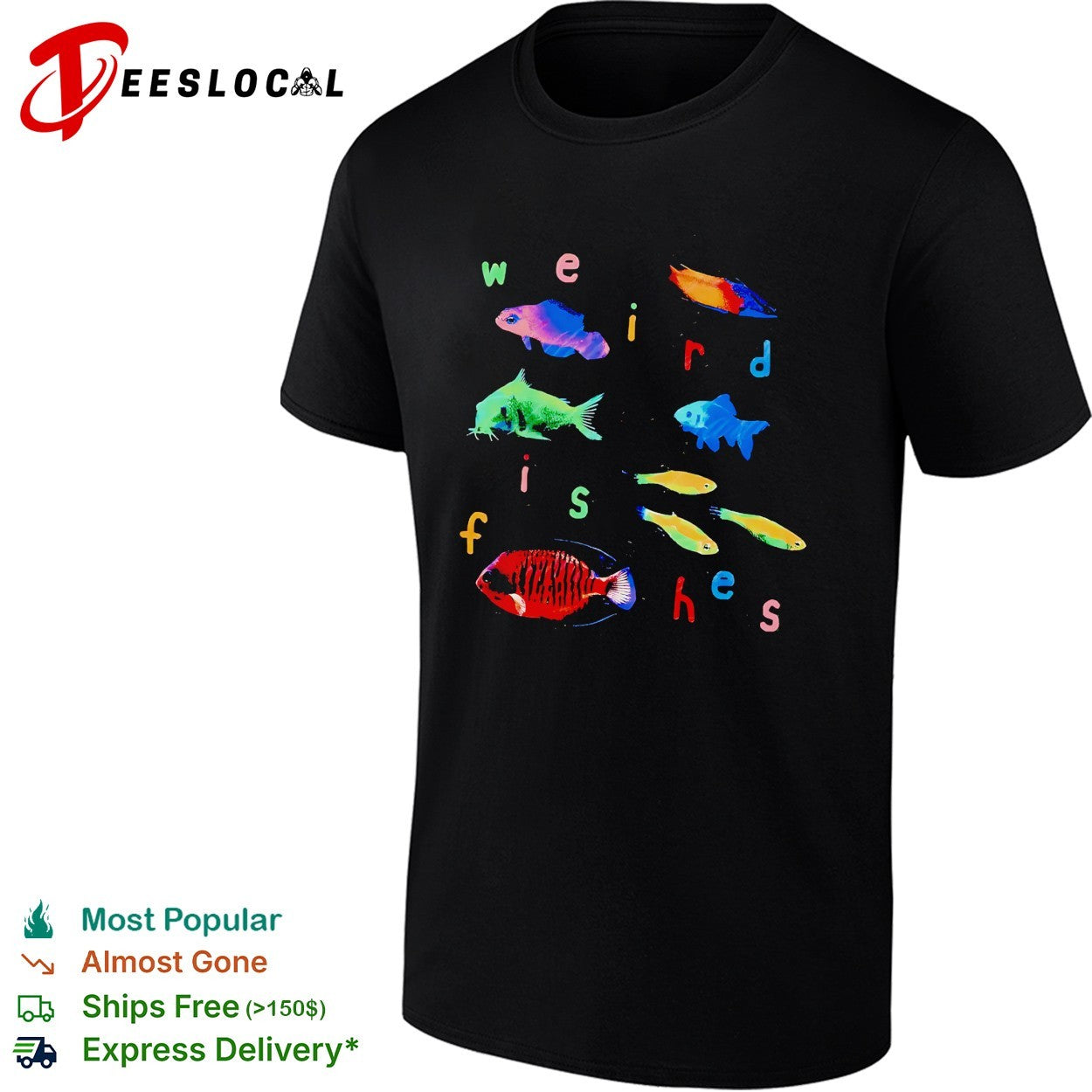 Weird fishes retro shirt Unisex T-shirt, Sweatshirt, Hoodie, Long Sleeve Tee - T-Shirt, Sweatshirt, Hoodie