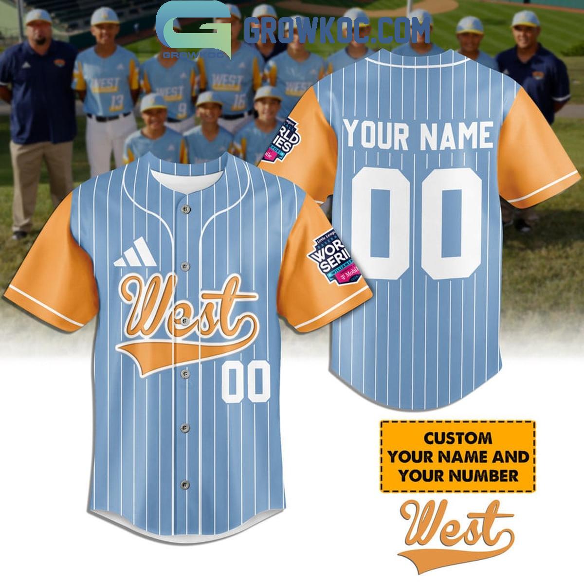 West Region Little League World Series Personalized Baseball Jersey Unisex T-shirt, Sweatshirt, Hoodie, Long Sleeve Tee - T-Shirt, Sweatshirt, Hoodie