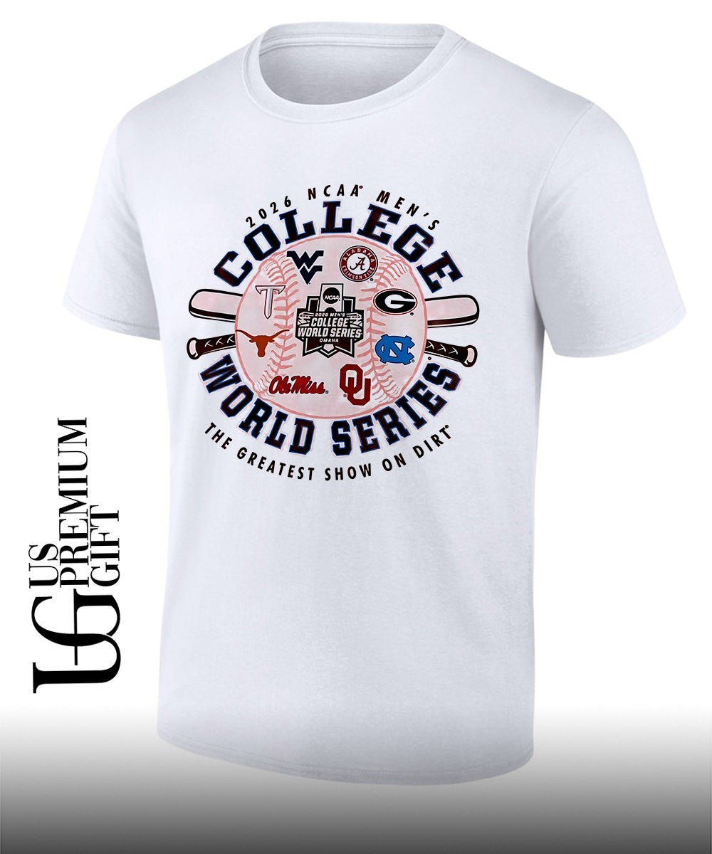 West Virginia Alabama Texas Georgia North Carolina Ole Miss Oklahoma 2026 NCAA Mens College World Series shirt - T-Shirt, Sweatshirt, Hoodie
