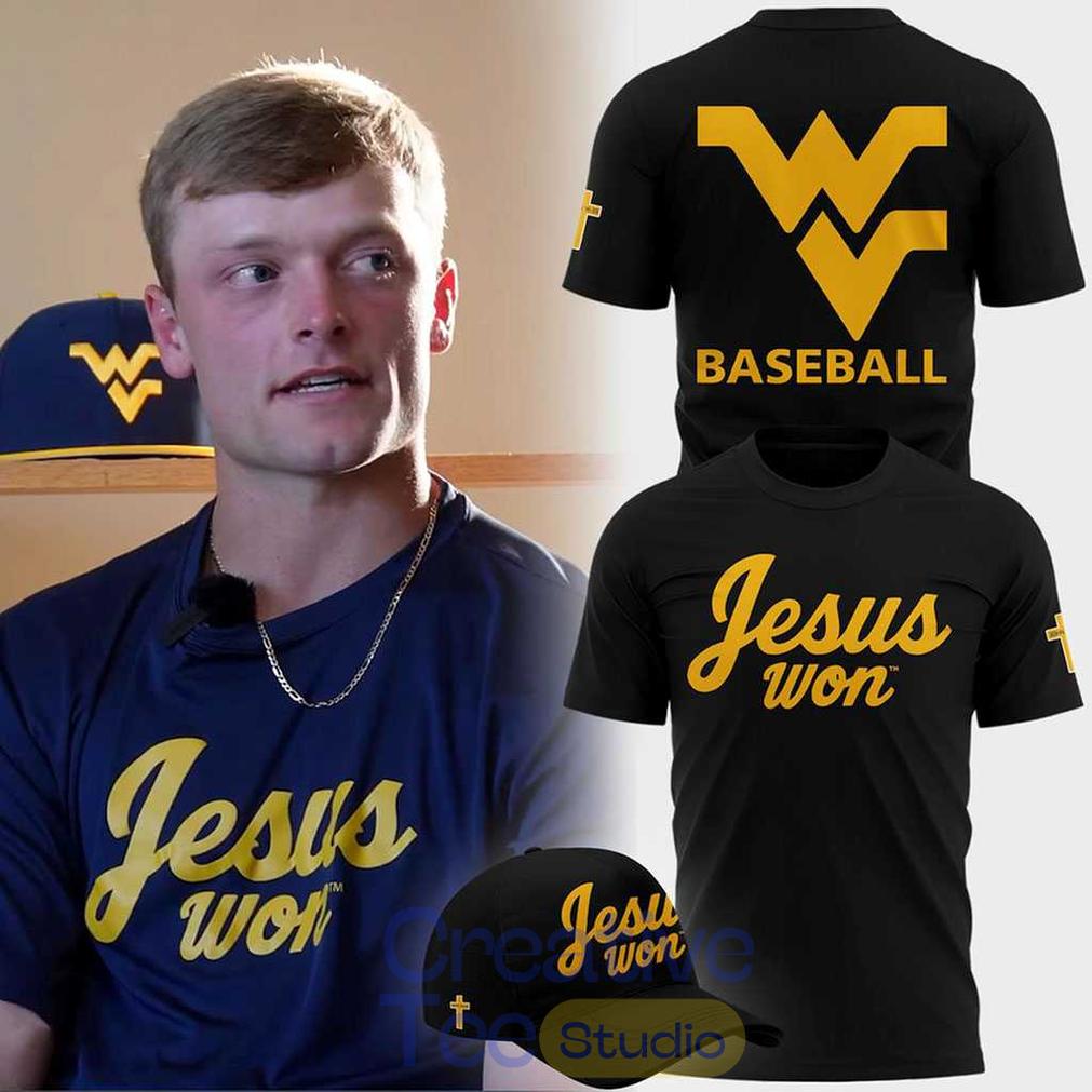 West Virginia Mountaineers 2026 Jesus Won T-Shirt Unisex T-shirt, Sweatshirt, Hoodie, Long Sleeve Tee - T-Shirt, Sweatshirt, Hoodie