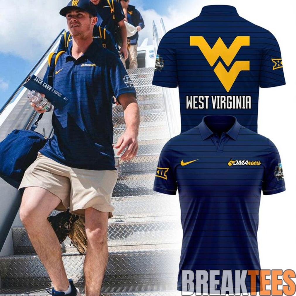 West Virginia Mountaineers 2026 NCAA Mens Baseball Omaha College World Series Polo Unisex T-shirt, Sweatshirt, Hoodie, Long Sleeve Tee - T-Shirt, Sweatshirt, Hoodie