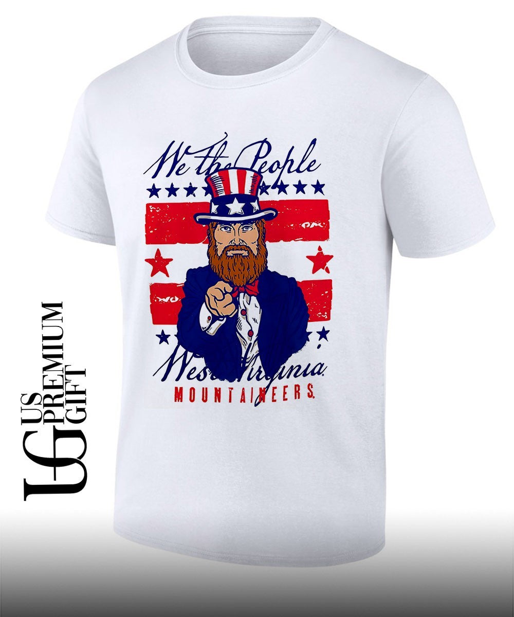 West Virginia Mountaineers Uncle Sam We the People shirt Unisex T-shirt, Sweatshirt, Hoodie, Long Sleeve Tee - T-Shirt, Sweatshirt, Hoodie