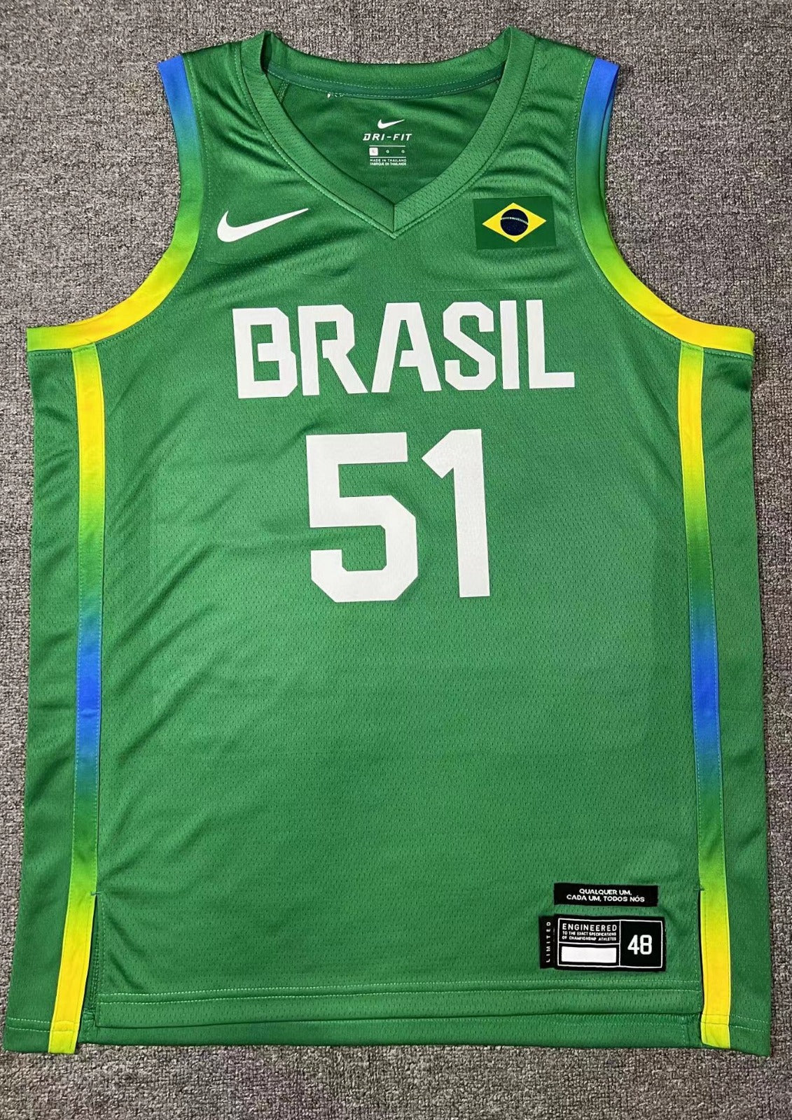 Bruno Caboclo Team Brazil Jersey sports jersey product view 1