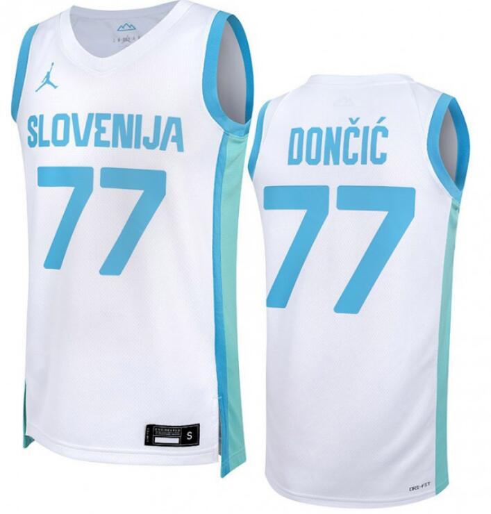 Luka Doncic Slovenia Jersey sports jersey product view 1