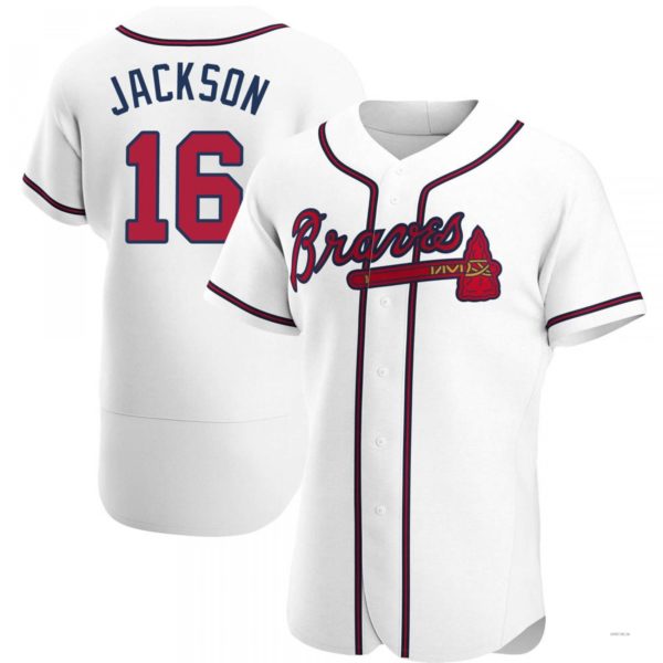 Atlanta Braves #16 Sonny Jackson White Home Jersey Stitches Baseball Jerseys baseball jersey product view 1