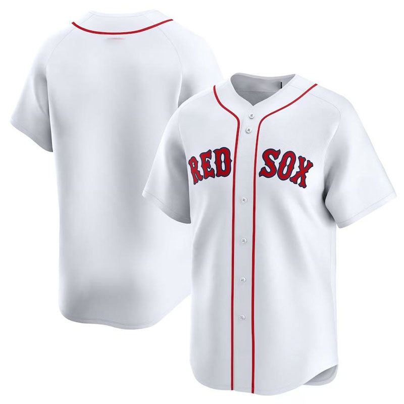 Boston Red Sox Home Authentic Team Jersey - White Baseball Jerseys baseball jersey product view 1