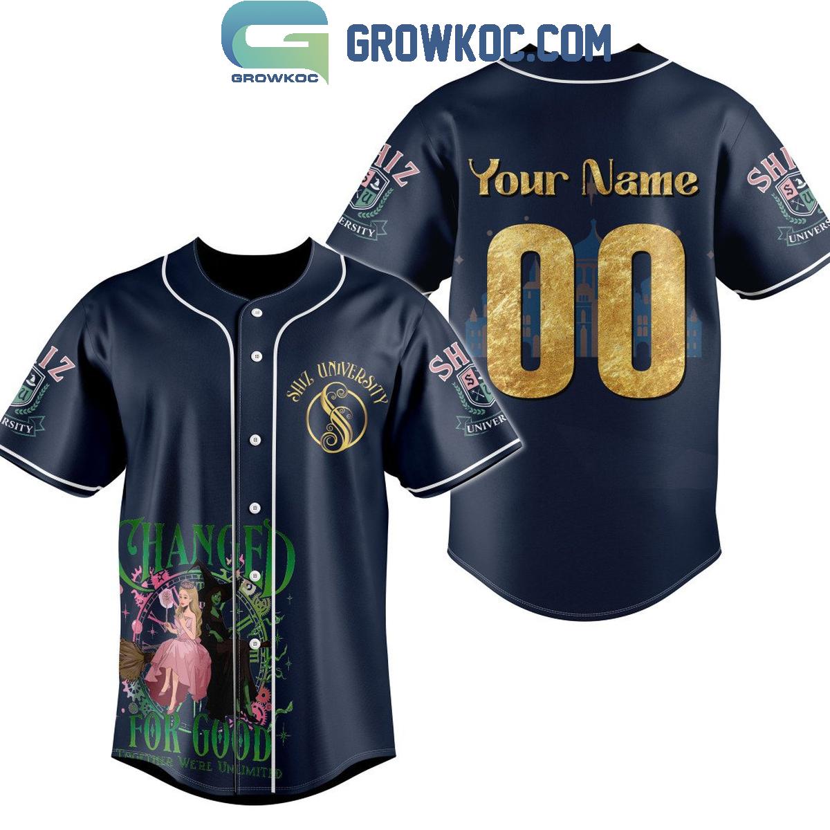 Wicked Change For Good 2024 Memories Personalized Baseball Jersey Unisex T-shirt, Sweatshirt, Hoodie, Long Sleeve Tee - T-Shirt, Sweatshirt, Hoodie