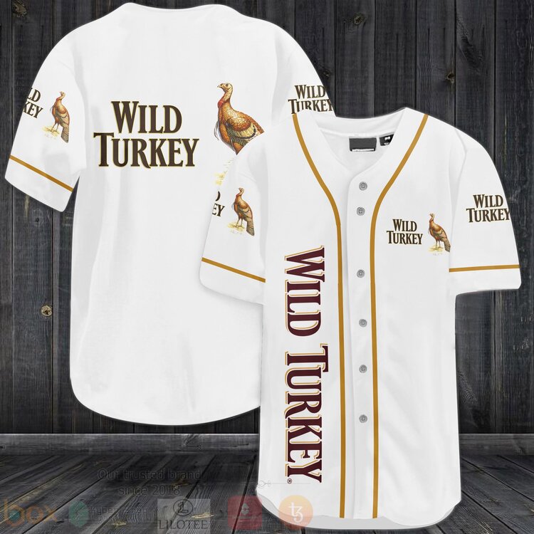 FASHION Wild Turkey Baseball Jerseys Botton Shirt Unisex T-shirt, Sweatshirt, Hoodie, Long Sleeve Tee - T-Shirt, Sweatshirt, Hoodie