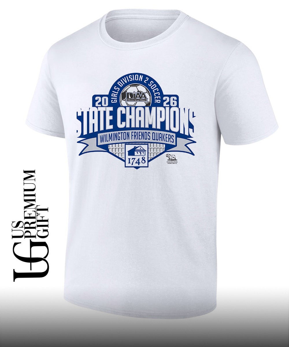 Wilmington Friends Quakers DIAA Girls Division 2 Soccer State Champions 2026 shirt Unisex T-shirt, Sweatshirt, Hoodie, Long Sleeve Tee - T-Shirt, Sweatshirt, Hoodie