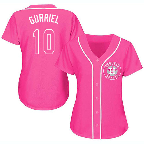 Baseball Jersey Houston Astros Yuli Gurriel Pink Fashion Stitched Jerseys baseball jersey product view 1