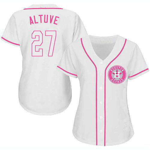 Baseball Jersey Houston Astros Jose Altuve White Fashion Stitched Jerseys baseball jersey product view 1