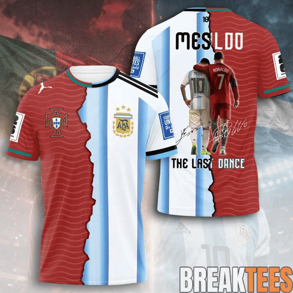 World Cup 2026 Messi vs Ronaldo T-Shirt Unisex T-shirt, Sweatshirt, Hoodie, Long Sleeve Tee - T-Shirt, Sweatshirt, Hoodie
