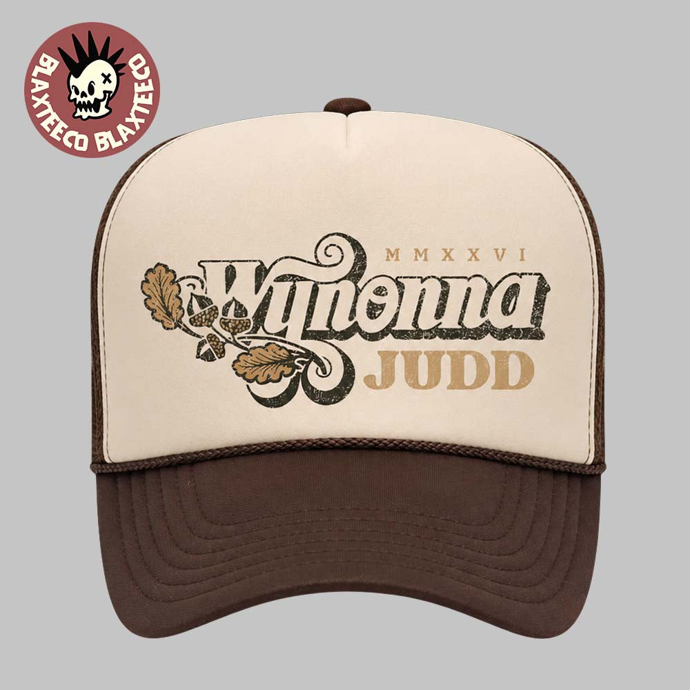 Wynonna Judd Raised On Radio Tour 2026 Merch Logo Brown Trucker Hat Unisex T-shirt, Sweatshirt, Hoodie, Long Sleeve Tee - T-Shirt, Sweatshirt, Hoodie
